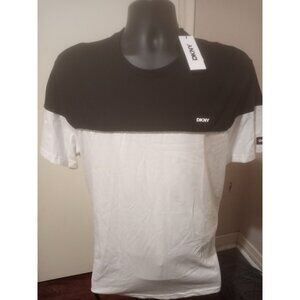 DKNY T-shirt Men's Color Black White Size XL (NEW ORIGINAL WITH TAGS)
